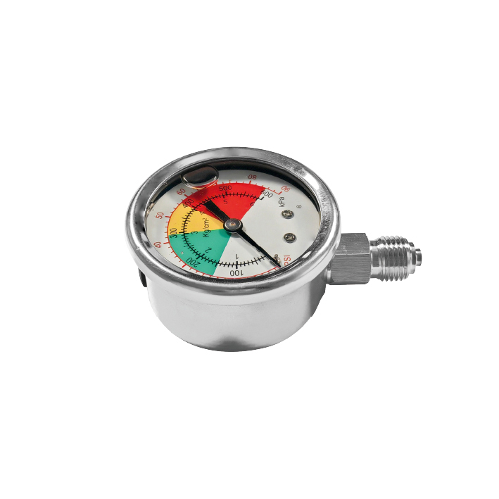 Horizontal Oil Pressure Gauge for Side Outlet