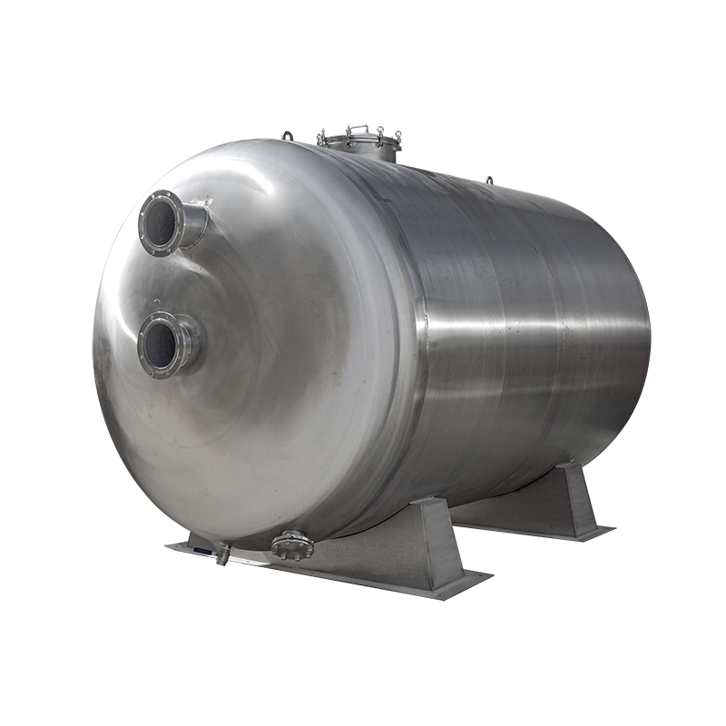 Large Horizontal Stainless Steel Sand Cylinder