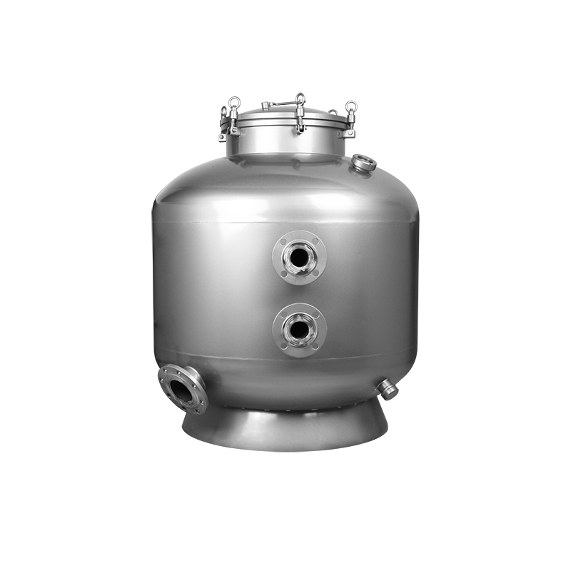 Side Outlet Flange Stainless Steel Sand Cylinder