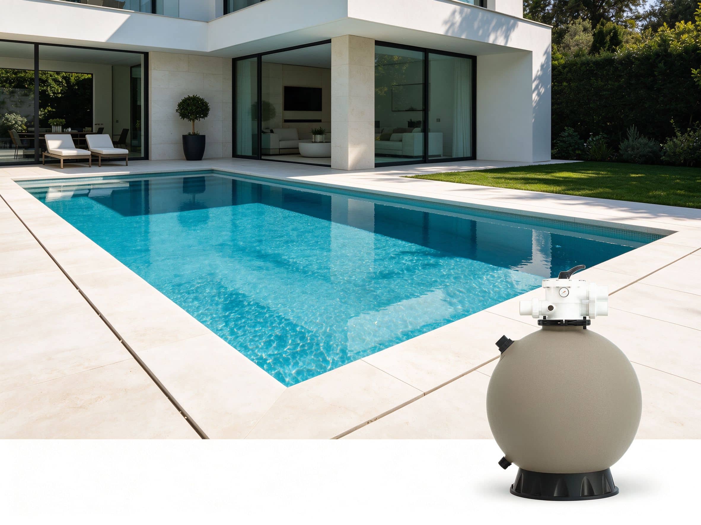 Bilanda Top-Mount Sand Filter for Villa & Residential Pools