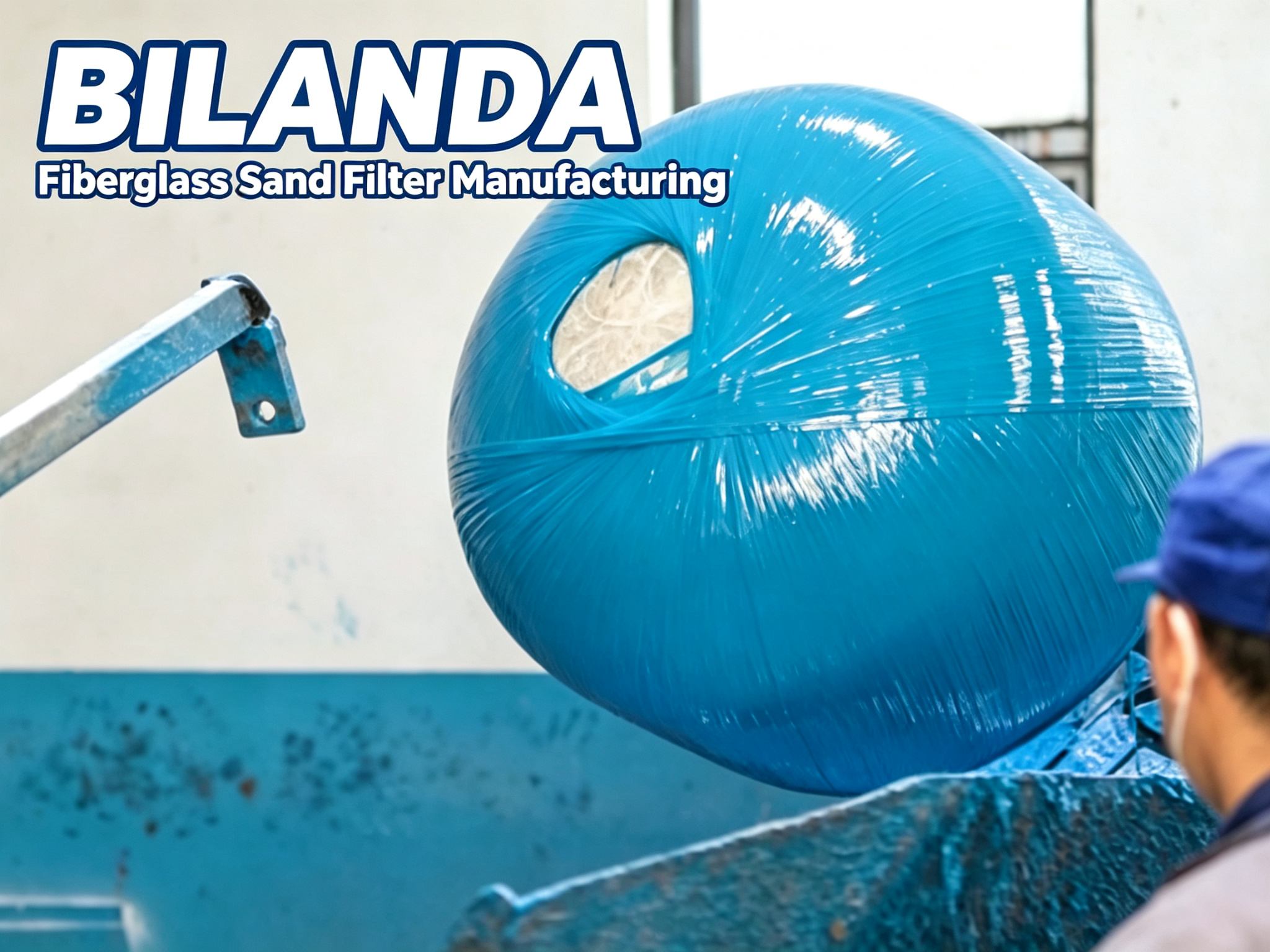 How Are Fiberglass Sand Filters Made? Bilanda FRP Tank Manufacturing Process